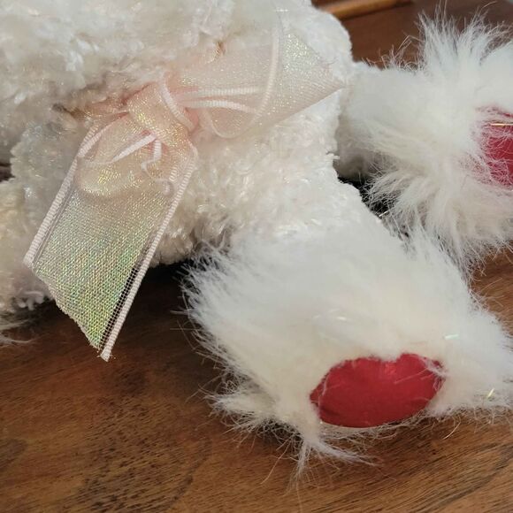 Dan Dee Collector's Choice 9" White Unicorn Plush Heart Valentine's - Picture 2 of 6